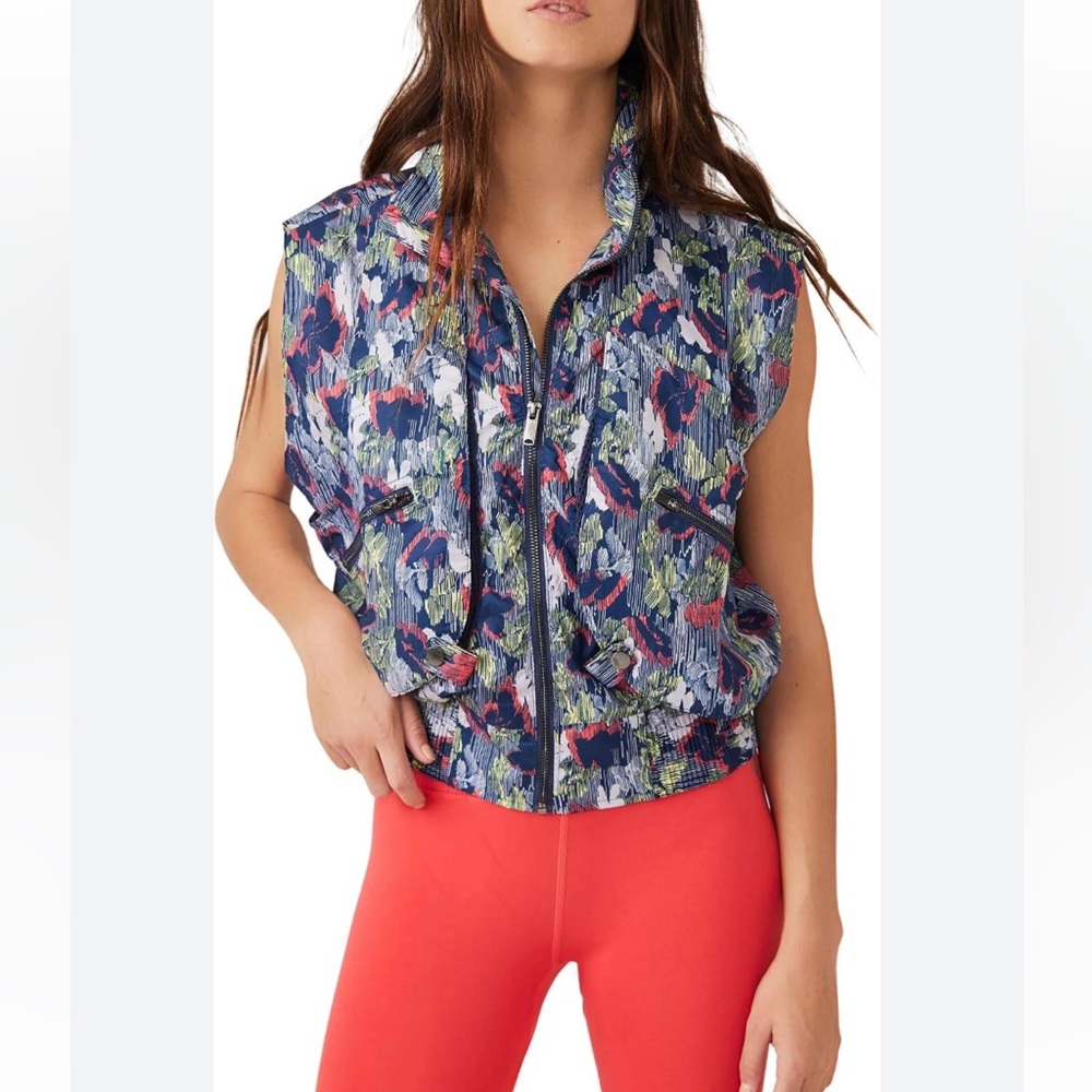 NWT Free People Supernova Floral vest